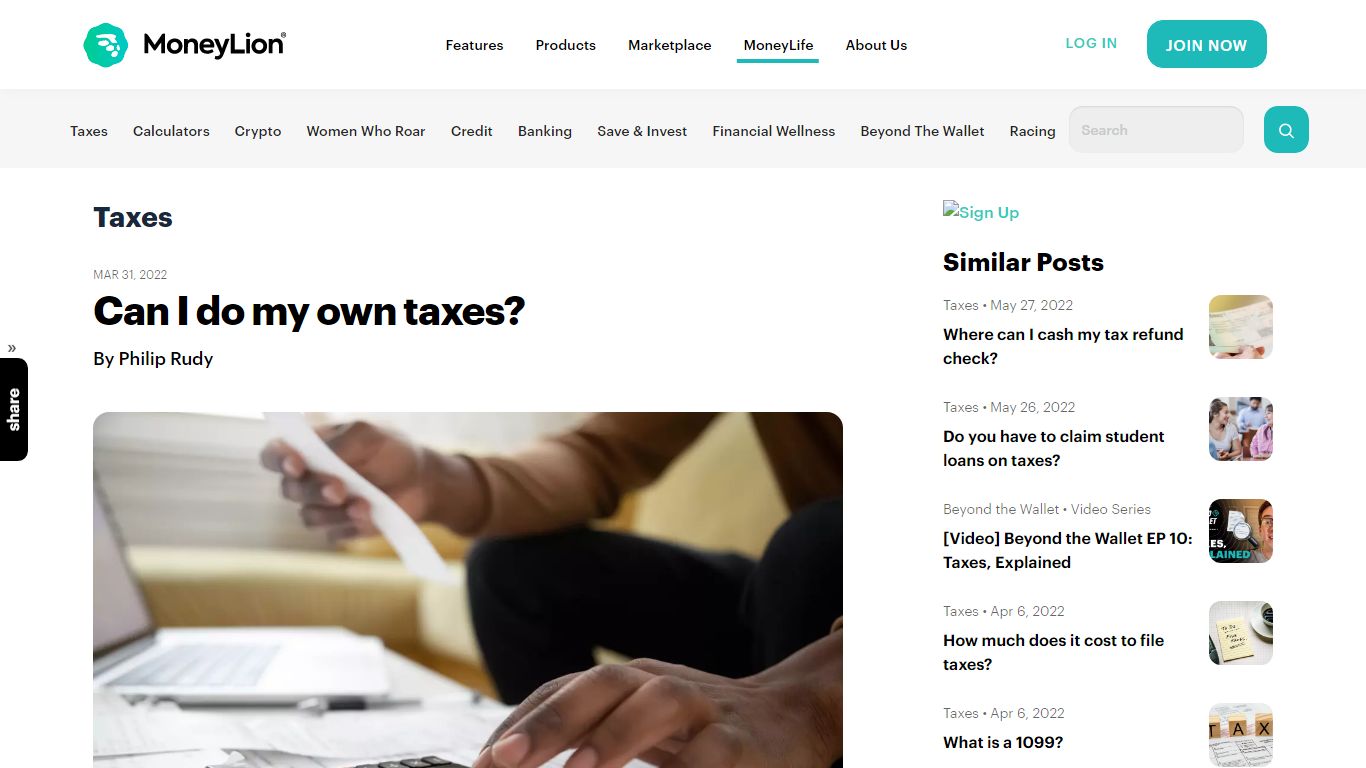 Can I Do My Own Taxes? | MoneyLion